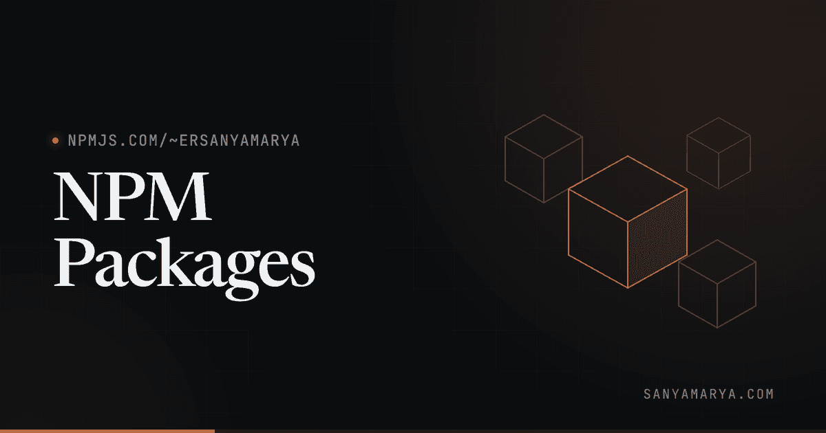NPM Packages preview