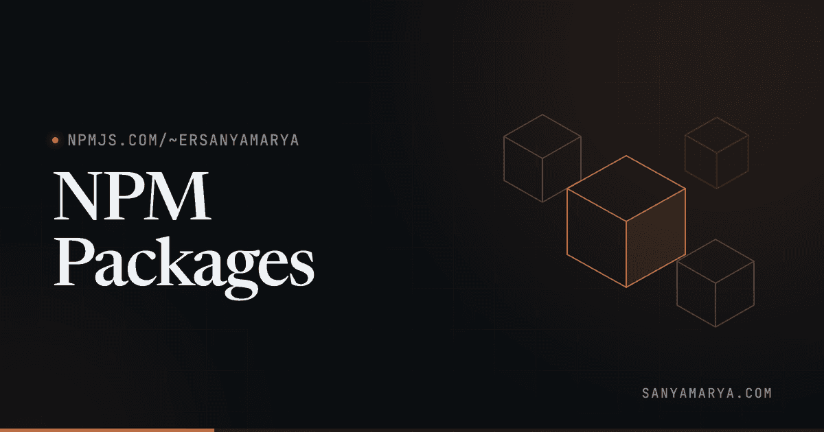 NPM Packages preview